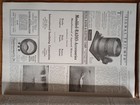 Lot O 4 Antique Radio News 1923 Great Wireless Ads Attic Find Needs Clean Consrv