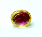 Bi-colour Oval Cut Pitambari Sapphire Natural 10-12ct Loose Certified Gemstone