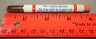 Vintage Christian  The Lord s Prayer Bullet Pencil  4 1 2   New