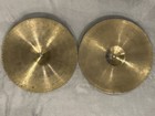 Vintage    14    Zildjian Avedis Hi-hat Pair   50s 60s Small Stamp   806g 872g