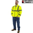 High Visibility Polar Fleece Safety Jacket   Class 2 Vest Hi Vis Yellow  75-5381