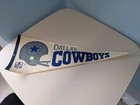 Vintage Dallas Cowboys Pennant Nfl Football Felt 30  White