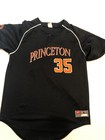 Game Worn Used Princeton Tigers Speedline Baseball Jersey Size L  35