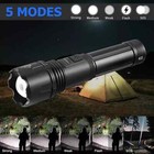 1000000 Lumens Super Bright Led Tactical Flashlight Rechargeable Led Work Light