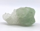 Etched Green Fluorite Crystals With Quartz  Uv Reactive  fl5 