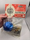 Walbead Blue Stunning Satin Ball Sequin Bead Vtg Christmas Ornament Kit 1531