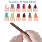 24 Pcs Wooden Nail Files  7 Inches Emery Board Nail File For Nature Nails  Ma   