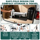 Irtme Foldable Electric Lift Chair 280lb Portable For Bathroom   Toilet Travels 