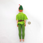 Vintage 1968 Disney Peter Pan 11  Doll Jointed W Outfit No Boots No Knife