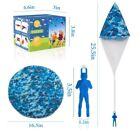 Army Parachute Toys For Kids Outdoor Toys  Tangle Free Figures Flying Toys    