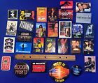 Lot- 125  over 3lbs Vintage 1980-90s Movie Theatre Promo Pinback badge keychain