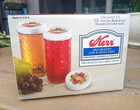 Kerr 12 Oz Quilted Jelly Jars-new Unopened Box-white Fruit Lids   Labels-canning