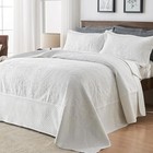  Oversized King Bedspread 128 X 120  Lightweight Oversized King 128 x120  White