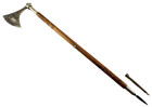 Antique Indian Bullova Fighting Axe With A  Dagger 