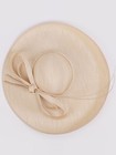 Sinamay Party Fascinators Hat For Women Ladies Big Wide Brim Hats With Feather