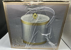 Vintage Ice Bucket  3 Qt Culver  Brushed Silver Original Box