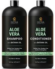 Aloe Vera Shampoo   Conditioner Set 16oz   Hydrating Batana Oil Formula   Soothi