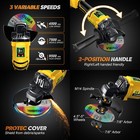 Cordless Angle Grinder For Dewalt 20v Max 4-1 2  5  Brushless 22pcs Complete Kit