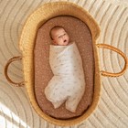 100  Organic Cotton Muslin Swaddle Blankets  Breathable Baby Wraps  4 Pack  Flor