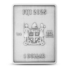 2025 1 Oz Antique Fiji Silver Eagle Rectangular Coin  box  Coa 