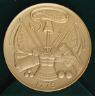 1775-1975 U s  Army Bicentennial Bronze Medal 3 Inch In Us Mint Packaging