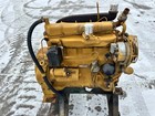 John Deere 4219df Diesel Engine  Running Takeout  Non Turbo Backhoe Loader Paver