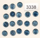 Canada - 5 Cent  -  1945 - Au - Unc - 18 Coins   -  3338  - Sale