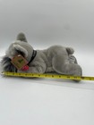 New Russ The Schnauzer Gray Plush  4383 Puppy Dog Purebred 12  Collar Tags