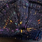 New  Confetti Beanietail Ponytail Messy Bun Ribbed Beanie Hat Cap Elastic