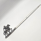 Antique 800 Silver Polo Player Horse Letter Opener Germany 76g Equestrian
