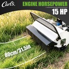 15hp Remote Control Lawn Mower Tracked Brush Cutter 65   Slope Climbing