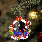 Christmas Cat Tree Ornament 2d Acrylic Holiday Decor Pendant Funny Cats Ornament