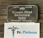 Vintage Rare Crown Mint Beauties May 999 Fine 1 Oz Silver Art Bar