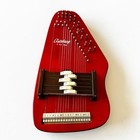Autoharp By Oscar Schmidt Vintage Red Wooden Easy Chord Musical Instrument