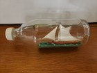 Hand Made Folk Art Ship In A Bottle  2