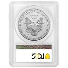 2019-w Reverse Proof  1 American Silver Eagle Pcgs Pr70 Fs Dual Flag Label