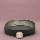 Sterling Silver   12k Gold Filled Ruby Etched Rodeo Cowboy Boot Cuff