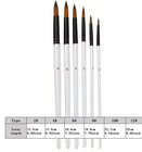 12 Pcs set Diy Oil Acrylic Painting Art Paint Brushes Supplies Nylon Hair Wooden