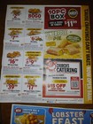 5 Sets Of Burger King Coupon Churchs Captain Ds   Arbys Krispy Kreme