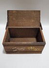 Vintage 4x7 Solid Wood Storage Box Hand-painted  The Crate  Box To Put Things In