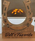 Horseshoe Display For Blanton s Stoppers    Free Personalization On Front 