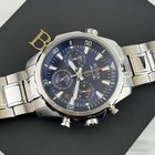 Bulova 96b256 Marine Star Blue Dial Stainless Steel Men s Quartz Watch 43mm