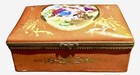 Antique French Porcelain Jewelry Trinket Box 19th Century Hand Painted Signed