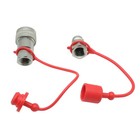 1 2  Ag Hydraulic Quick Connect Couplers Coupling Poppet For Pioneer Style 2sets
