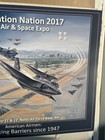 2017 Aviation Nation Air   Space Expo 70th Poster Nellis Afb Usaf Thunderbirds