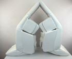 Brian s Optik4 Pro Senior Goalie Leg Pads Size 33 1 White  0328-9370 