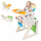 Sejoy 3in1 Adjustable Baby High Chair Seat Convertible Toddler Feeding Tray Us