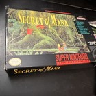 Secret Of Mana Super Nintendo Snes Box Manual Only No Game Excellent Shape