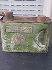 Texaco 1950s Motor Oil Heavy Handy Grip Tin Can Half Gallon