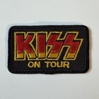 Kiss On Tour Vintage 1970s Rare Original Embroidered Patch Rock Memorabilia